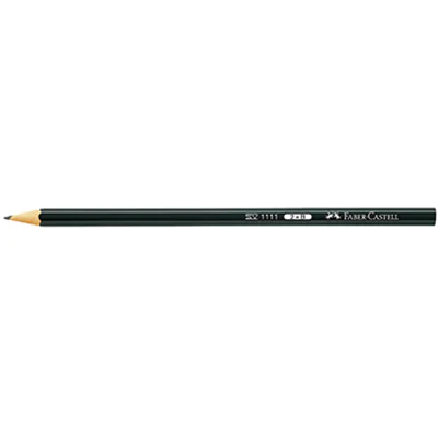 Faber-Castell Bleistift 111101 Sechseckform B schwarz Faber-Castell Bleistift 111101 Sechseckform B schwarz