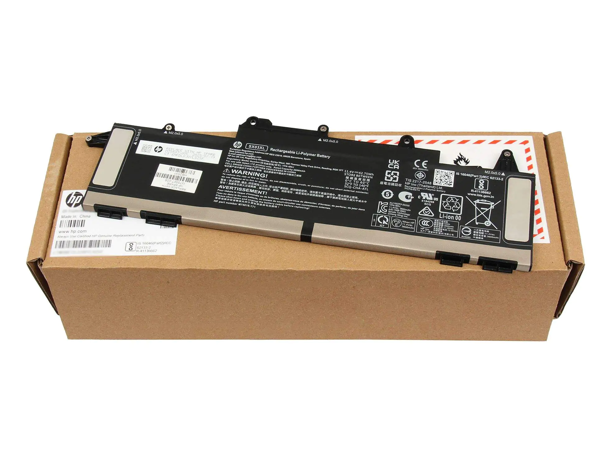 HP SX03045XL-PL - Laptop-Batterie - Lithium-Ionen L78125-006