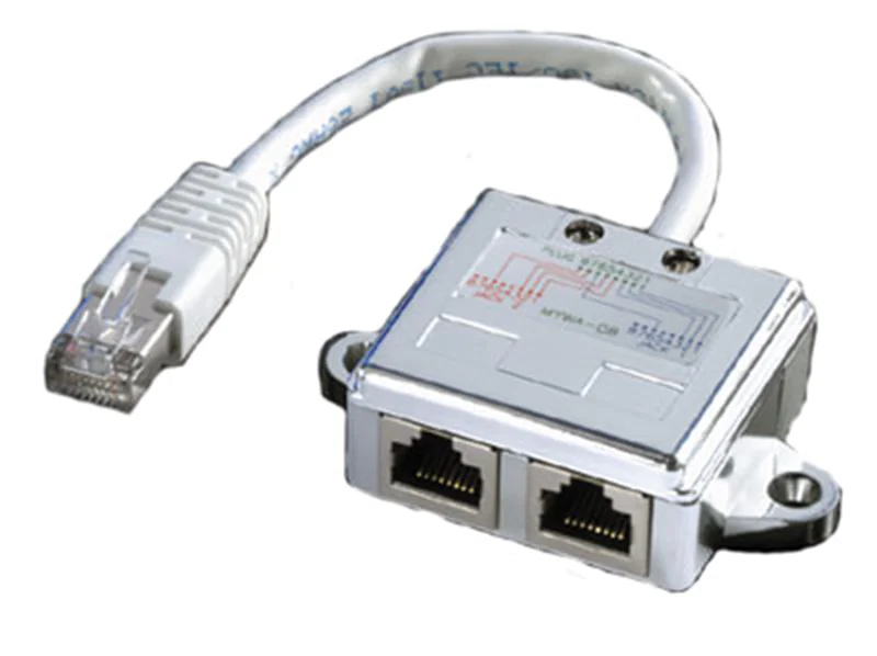 VALUE - Netzwerkadapter - RJ-45 (M) zu RJ-45 (W) - STP - CAT 5e - weiß