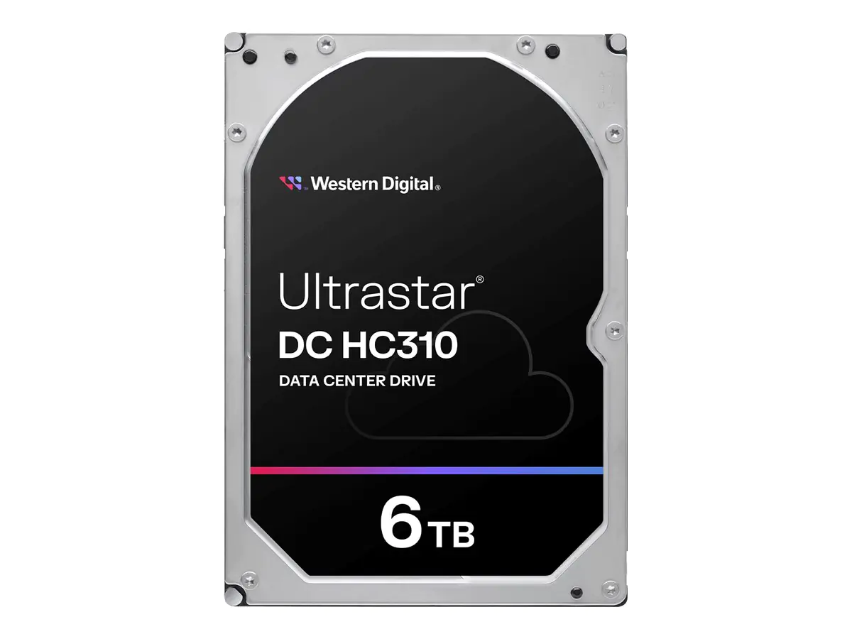 WD Ultrastar DC HC310 HUS726T6TALE6L4 - Festplatte - 6 TB - intern - 3.5" (8.9 cm) - SATA 6Gb/s - 7200 rpm - Puffer: 256 MB