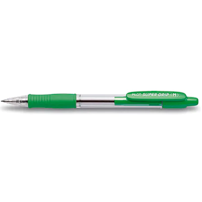 PILOT Druckkugelschreiber SUPER GRIP M 2030004 0,4mm grün PILOT Druckkugelschreiber SUPER GRIP M 2030004 0,4mm grün