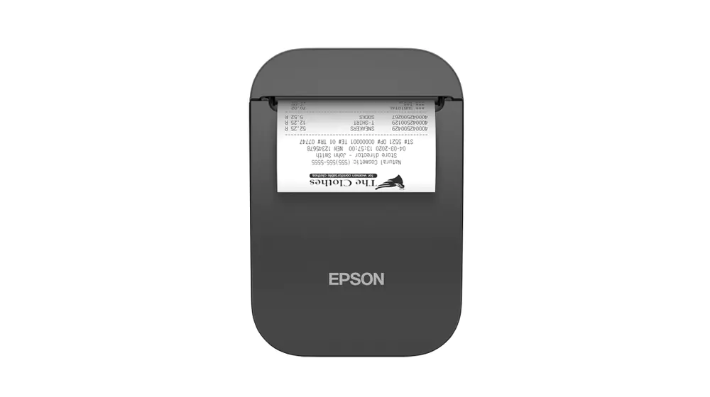 Epson TM-P80II (121): Mobile Receipt, Autocutter, Bluetooth, USB-C, Black, EMEA, Thermodruck, Mobiler Drucker, 203 x 203 DPI, 100 mm/sek, 100 mm/sek, Grafik, Barcode, 2D-Strichcode, Text C31CK00121