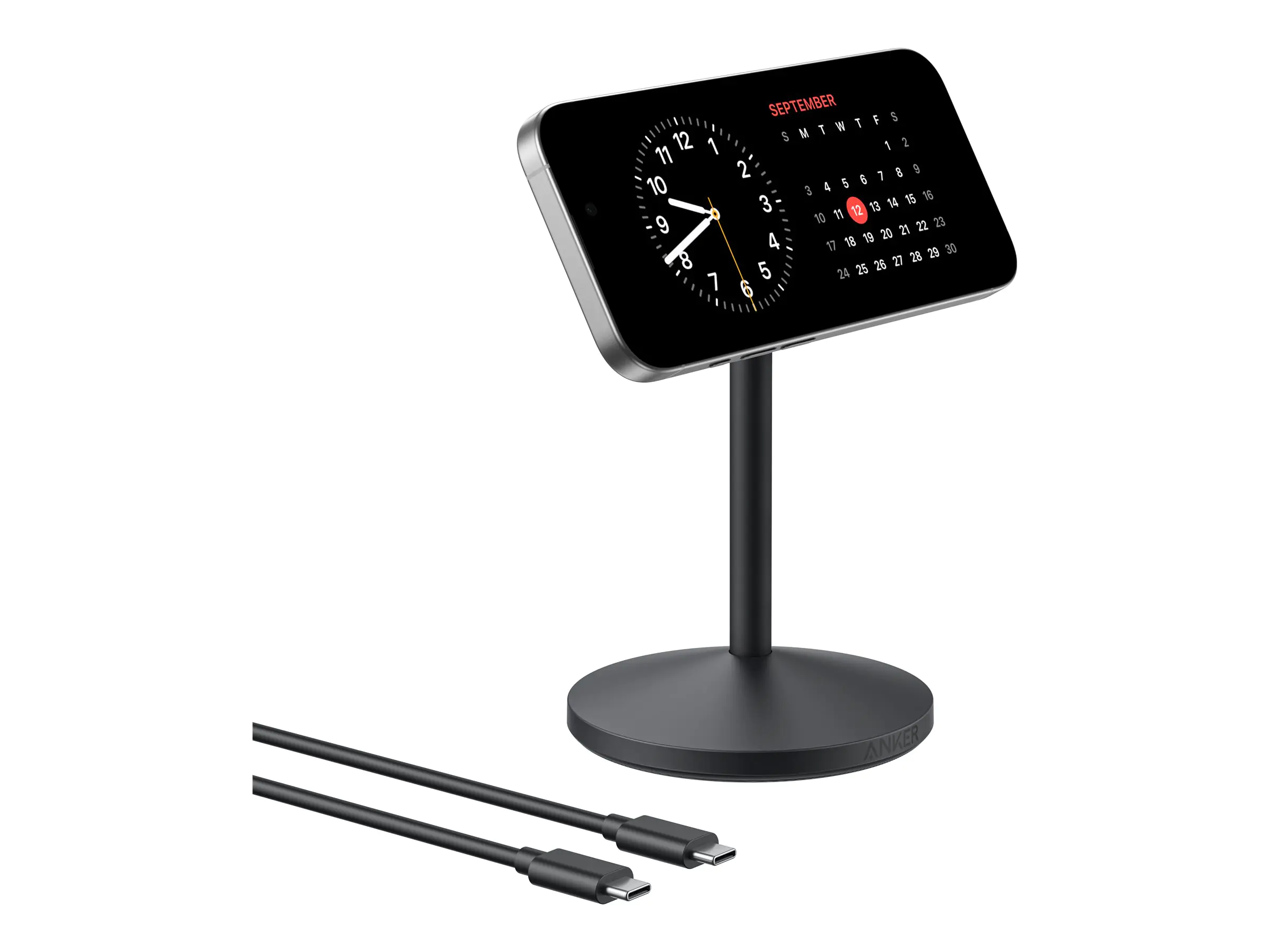 ANKER MagGo - Induktive Ladematte - 15 Watt - 2.5 A (kabelloses Laden) A25X1H11