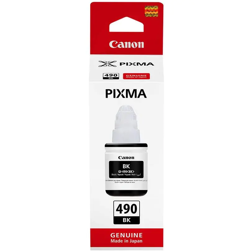 Canon GI 490 PGBK - 135 ml - Schwarz - Original - Nachfülltinte - für PIXMA G1400, G1410, G1411, G2400, G2410, G3400, G3411, G4400, G4411