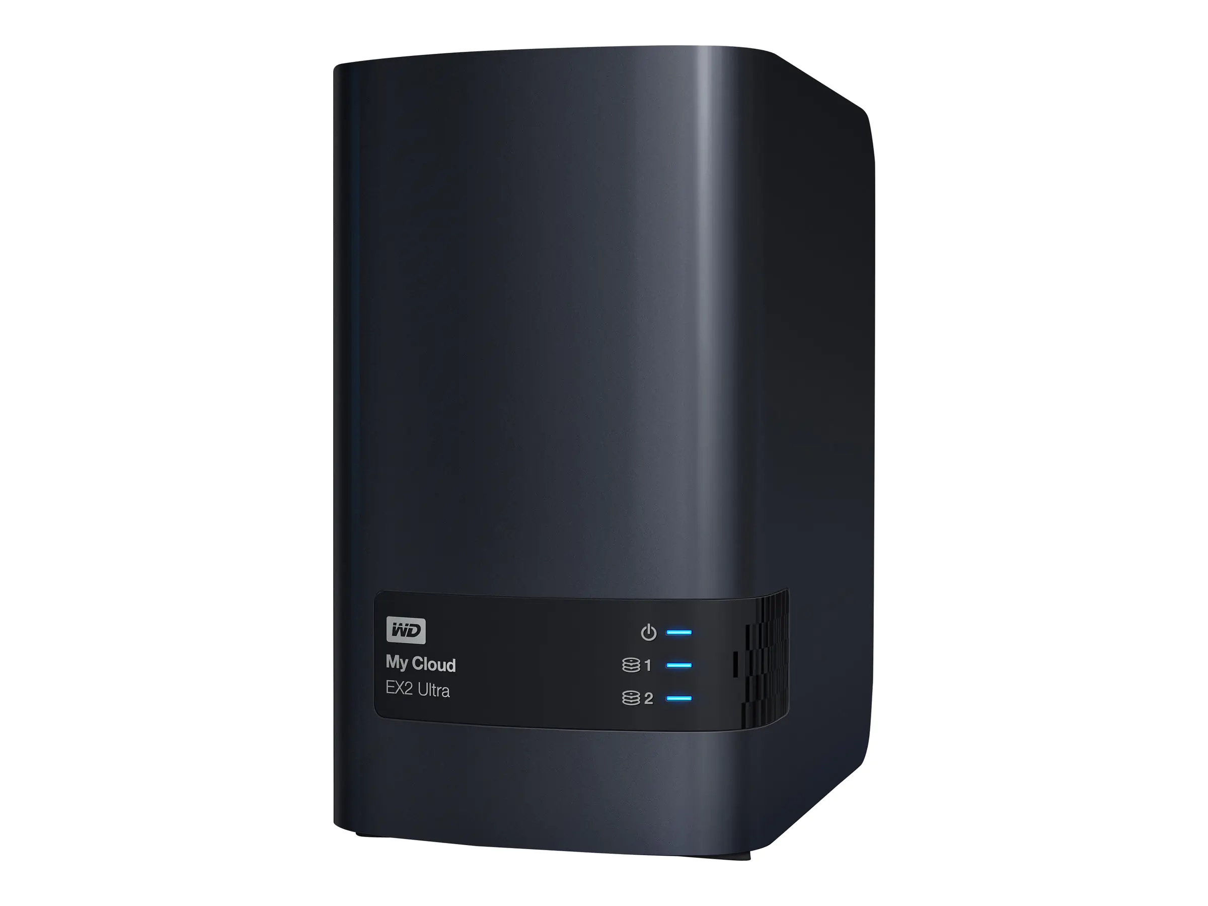 WD My Cloud EX2 Ultra WDBVBZ0320JCH - Gerät für persönlichen Cloudspeicher - 2 Schächte - 32 TB - HDD 16 TB x 2 - RAID RAID 0, 1, JBOD - RAM 1 GB - Gigabit Ethernet - iSCSI Support