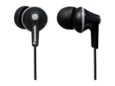 Panasonic RP-HJE125E-K - Ergofit - Ohrhörer - im Ohr - kabelgebunden - 3,5 mm Stecker - Schwarz