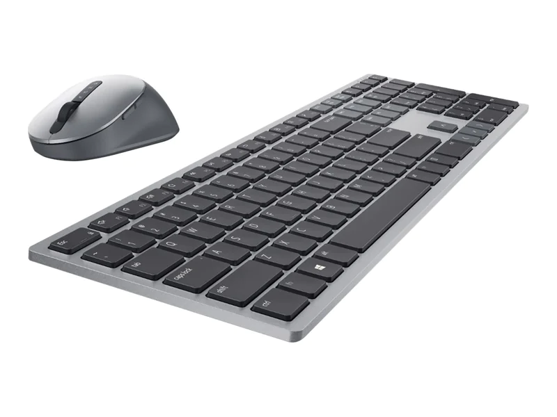 Dell Premier Wireless Keyboard and Mouse KM7321W - Tastatur-und-Maus-Set - kabellos - 2.4 GHz, Bluetooth 5.0 - QWERTY - US International - Titan Gray Dell Premier Wireless Keyboard and Mouse KM7321W - Tastatur-und-Maus-Set - kabellos - 2.4 GHz, Bluetooth 5.0 - QWERTY - US International - Titan Gray
