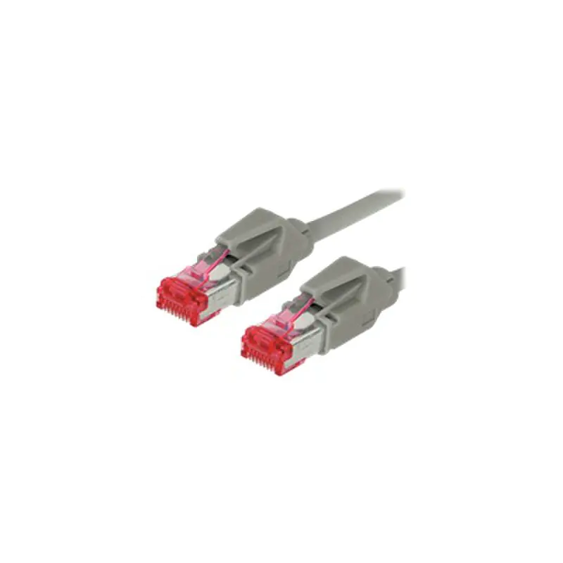 exertis Connect - Patch-Kabel - RJ-45 (M) zu RJ-45 (M) - 50 m - SFTP - CAT 6 - halogenfrei - Grau