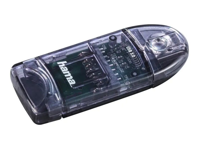 Hama USB-3.0-Kartenleser, SD/micro SD, Anthrazit