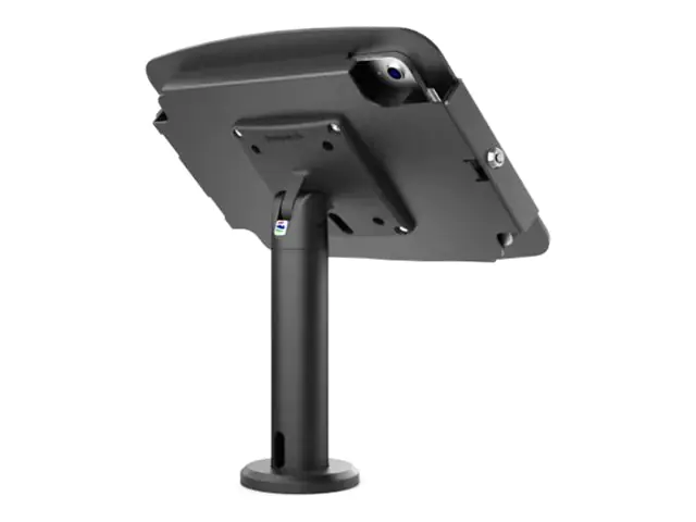 Compulocks iPad Pro 12.9" (3 - 6th Gen) Space Enclosure Tilting Stand 4" - Befestigungskit (Gehäuse, pole stand) - für Tablett - verriegelbar - hochwertiges Aluminium - Schwarz - Bildschirmgröße: 32.8 cm (12.9") - für Apple 12.9-inch iPad Pro (3. Gen