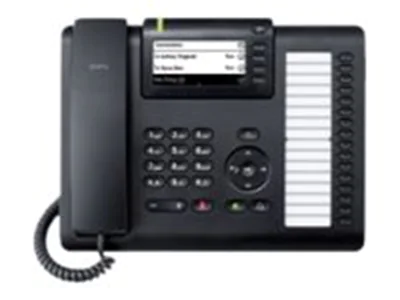 Unify OpenScape CP400, IP-Telefon, Schwarz, Kabelgebundenes Mobilteil, Linux, 1000 Eintragungen, Tasten L30250-F600-C427