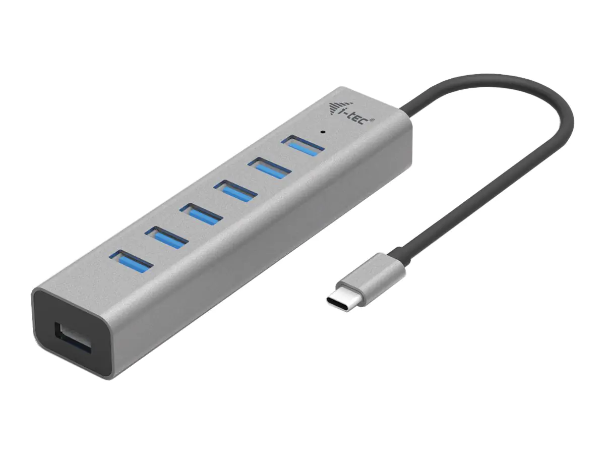 i-Tec - Hub - 7 x USB 3.2 Gen 1 - Desktop