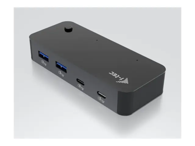 i-tec Hub - universal, KVM - 2 x USB-C 3.2 CAKVMHUB2A2C