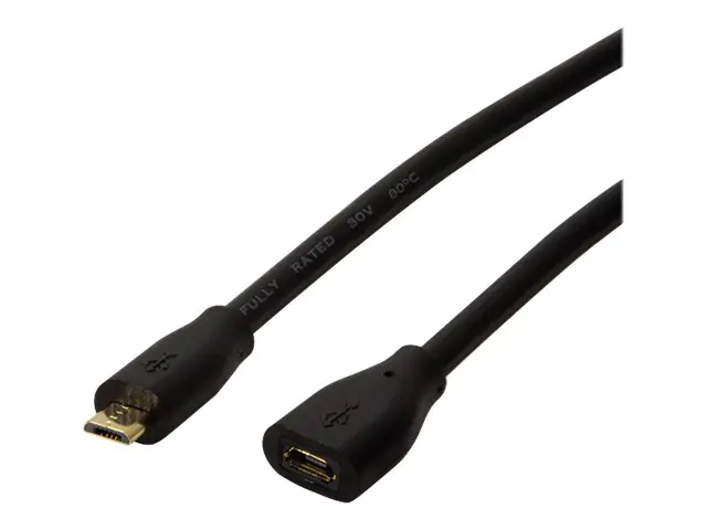 LogiLink USB-Verlängerungskabel - Micro-USB Typ B (M)