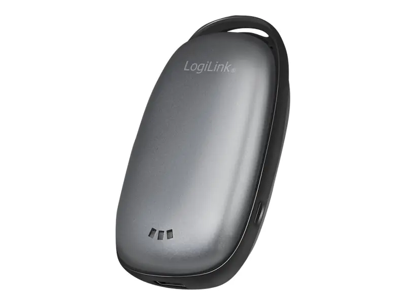 LogiLink - Powerbank - Handwärmer - 4000 mAh - 10 Watt - 2 A (USB) - Metal Gray