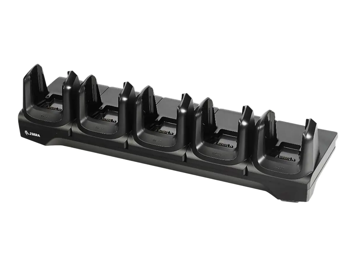 Zebra ShareCradle 5Slot - Docking Cradle (Anschlußstand) - Ethernet - für Zebra MC3300, MC3300ax, MC3300-G, MC3300x, MC3330R, MC3330XR, MC3390R, MC3390xR