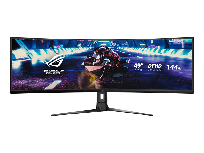 ASUS ROG Strix XG49VQ, 124,5 cm (49"), 3840 x 1080 Pixel, UltraWide Full HD, LED, 4 ms, Schwarz 90LM04H0-B01170