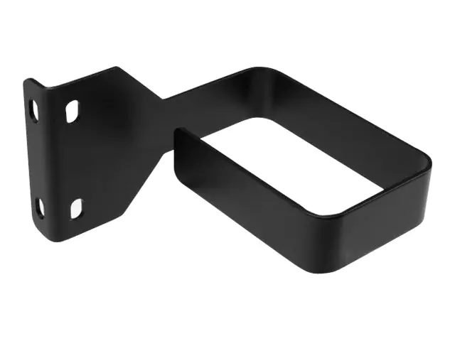 StarTech Mehrwege Rack Kabelführung/ Kabelmanagement Ring - 6x10cm - Kabelmanagementring - Schwarz - 1U - für P/N: RACK-18U-20-WALL-OA, RACK-21U-20-WALL-OA, RACK-24U-20-WALL-OA, RK3236BKF, RKQMCAB12V2