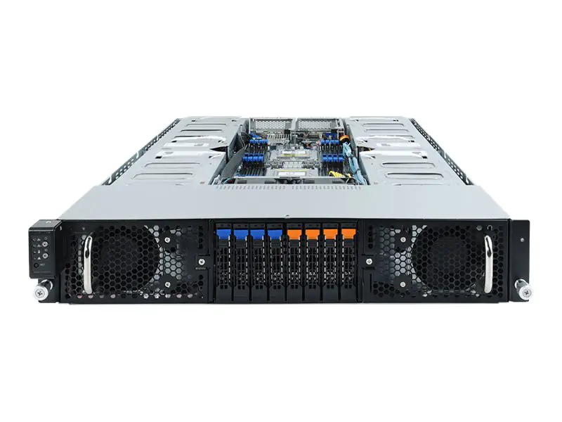 Gigabyte G292-Z44 (rev. 100) - Server - Rack-Montage - 2U - zweiweg - keine CPU - RAM 0 GB - SATA - Hot-Swap 6.4 cm (2.5") Schacht/Schächte - keine HDD - AST2500 - 10 GigE - kein Betriebssystem - Monitor: keiner