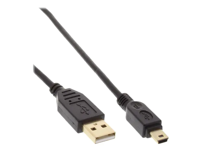 InLine - USB-Kabel - Mini-USB, Typ B (M) zu USB (M) - USB 2.0 - 2 m - Schwarz InLine - USB-Kabel - Mini-USB, Typ B (M) zu USB (M) - USB 2.0 - 2 m - Schwarz
