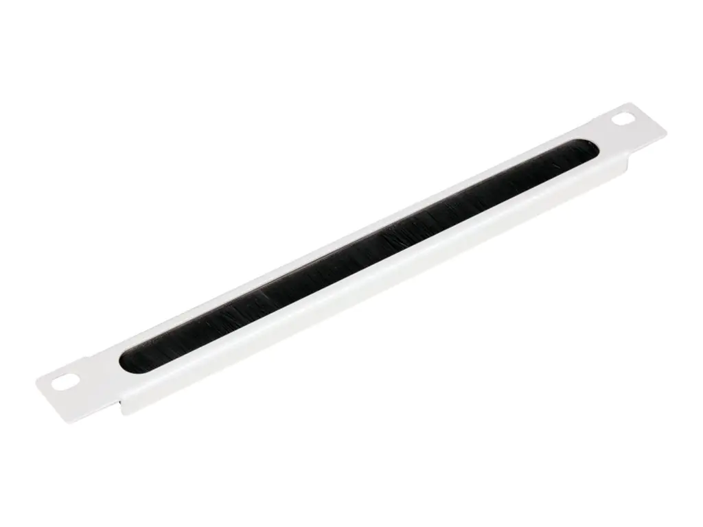 Equip 10" Kabeldurchführung mit Bürsteneinsatz 1U grau