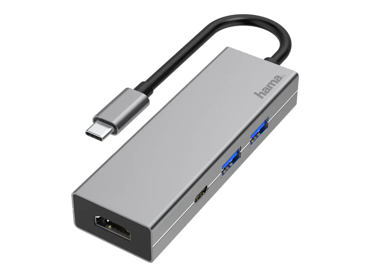 Hama Multiport Adapter - Dockingstation - USB-C 3.2 Gen 1 - HDMI