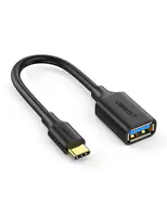 Ugreen - USB-Adapter - 24 pin USB-C (M) zu USB Typ A (W) - USB 3.0 OTG - 17 cm - Schwarz