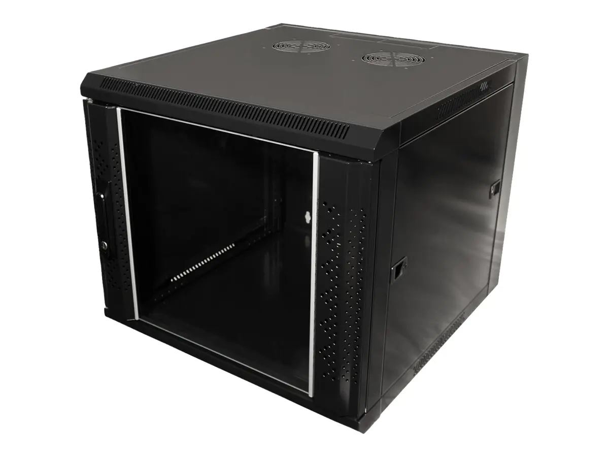 Secomp VALUE - Schrank - geeignet für Wandmontage - Schwarz - 6U - 48.3 cm (19")