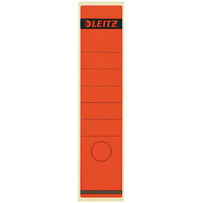 Leitz Ordneretikett 16400025 lang/breit Papier rot 10 St./Pack.