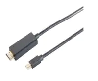 ShiverPeaks BS10-53025 - 1 m - Mini DisplayPort - HDMI - Männlich - Männlich - Gold