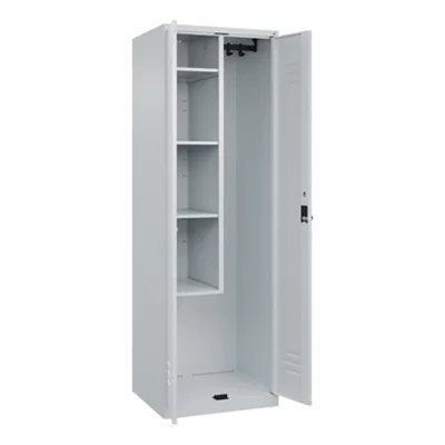 C+P Putzmittelschrank Classic PLUS 600 x 1.850 x 500 mm (B x H x T) Stahl lichtgrau C+P Putzmittelschrank Classic PLUS 600 x 1.850 x 500 mm (B x H x T) Stahl lichtgrau