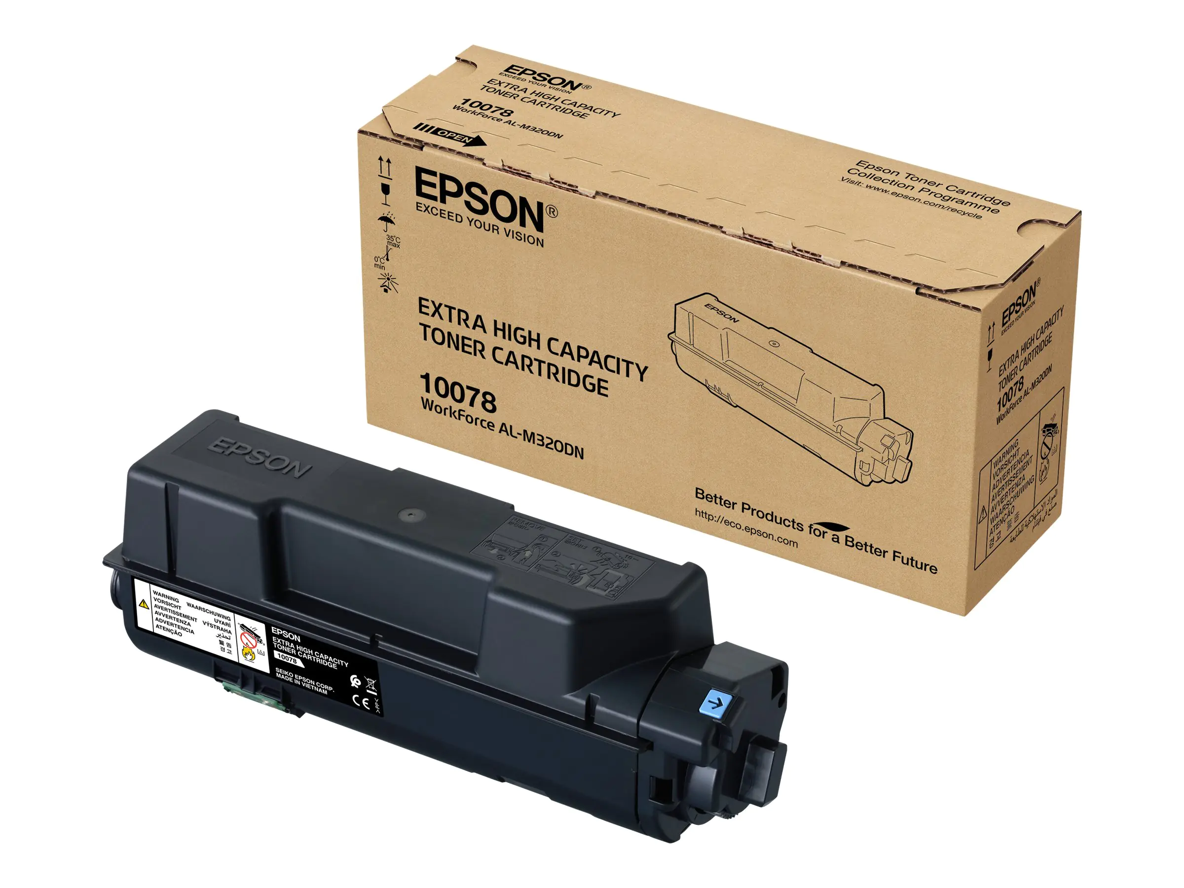 Epson S110078 - Extrahohe Kapazität - Schwarz - Original - Tonerpatrone - für WorkForce AL-M320DN, AL-M320DTN
