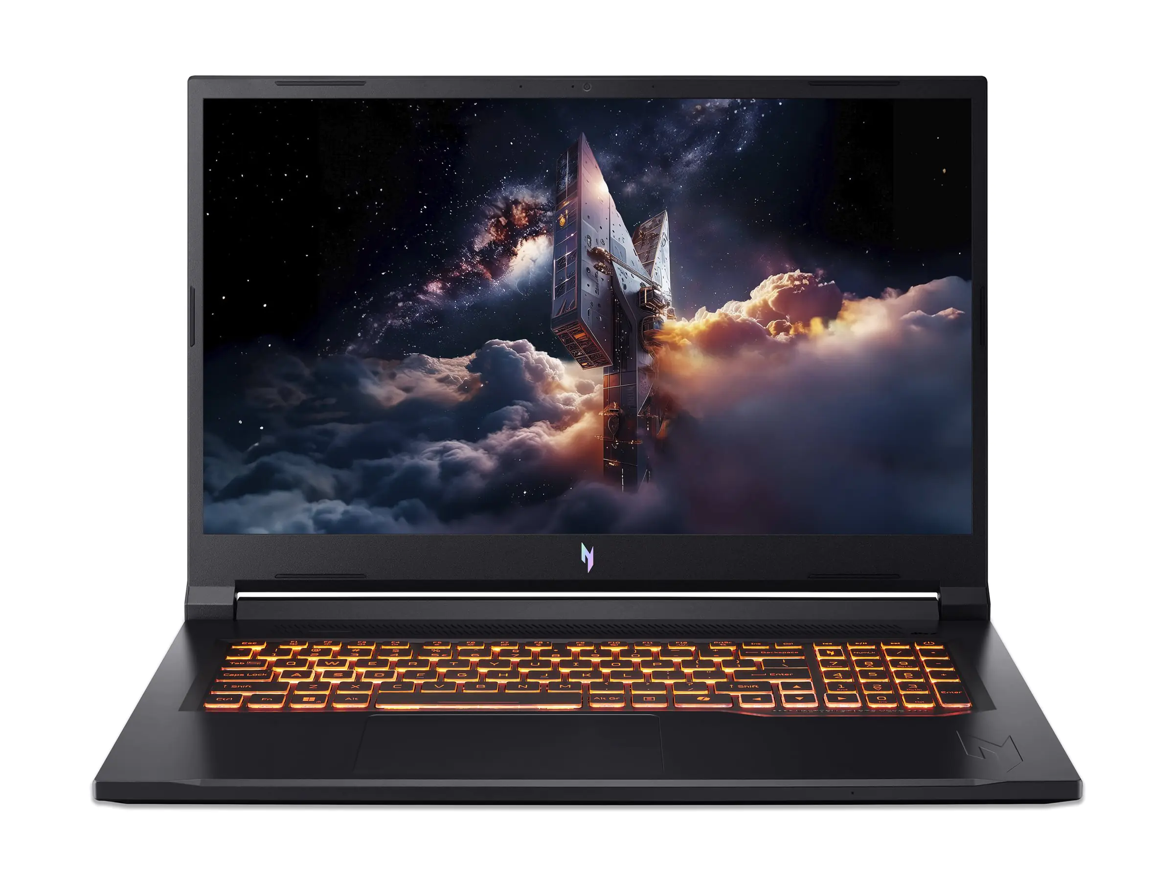 Acer Nitro V 17 AI ANV17-41 - AMD Ryzen 7 260 / 3.8 GHz - Win 11 Home - GeForce RTX 5060 - 16 GB RAM - 1.024 TB SSD NVMe - 43.9 cm (17.3") IPS 1920 x 1080 (Full HD) @ 144 Hz - Wi-Fi 6E, Bluetooth - Obsidian Black - kbd: Deutsch