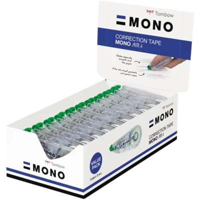 Tombow Korrekturroller MONO AIR CT-CA4-20 4,2mmx10m 20 St./Pack. Tombow Korrekturroller MONO AIR CT-CA4-20 4,2mmx10m 20 St./Pack.