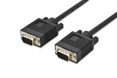 ASSMANN - VGA-Kabel - HD-15 (VGA) (M) zu HD-15 (VGA) (M) - 3 m - Schwarz