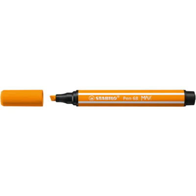 STABILO® Fasermaler Pen 68 MAX 1-5mm orange nicht auswaschbar STABILO® Fasermaler Pen 68 MAX 1-5mm orange nicht auswaschbar