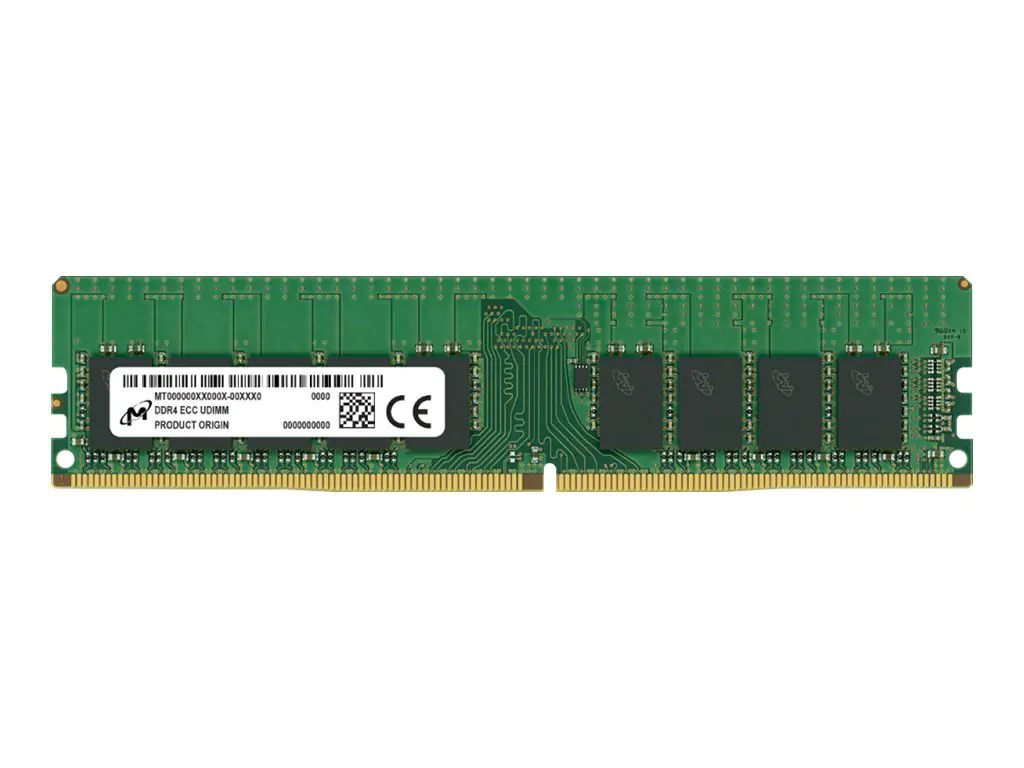 Micron - DDR4 - Modul - 8 GB - DIMM 288-PIN - 3200 MHz / PC4-25600 - CL22 - 1.2 V - ungepuffert - ECC