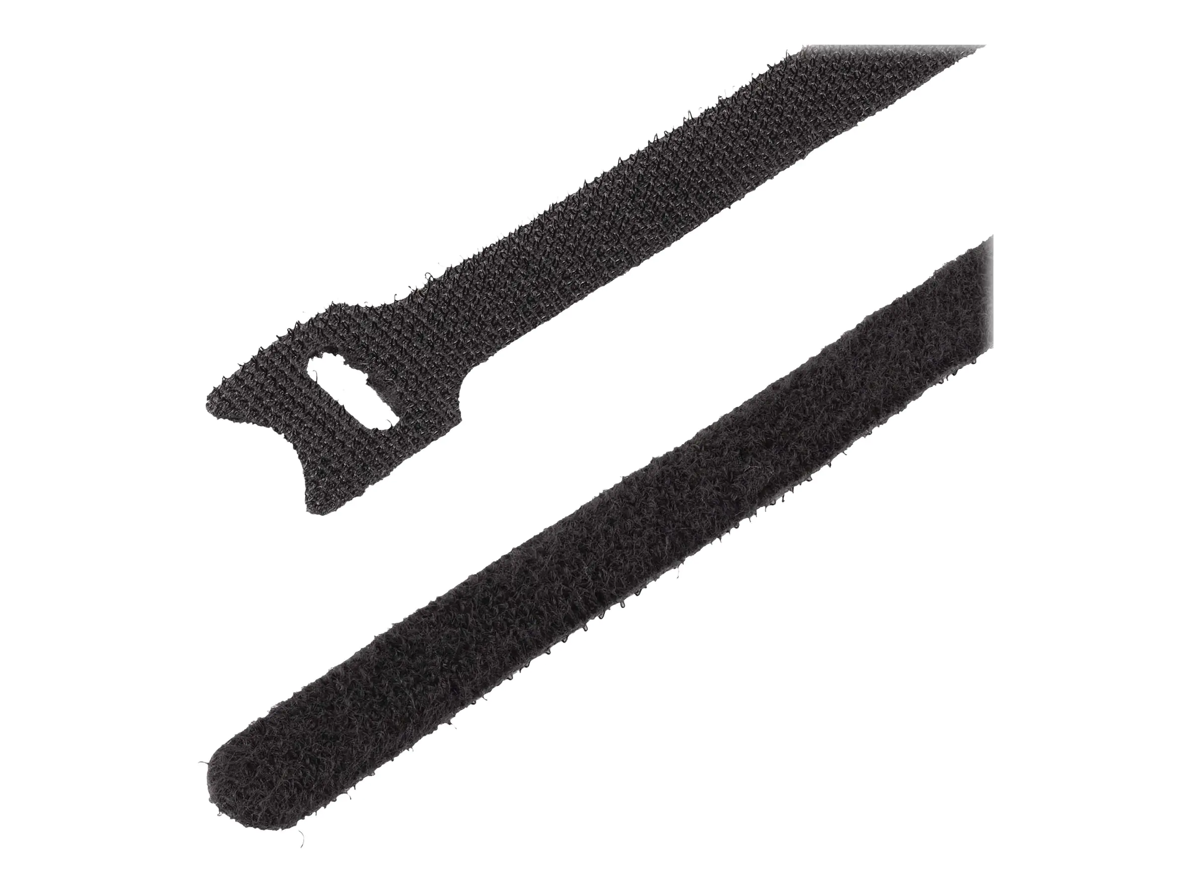 StarTech.com Klettkabelbinder Set - 50 Stück - Kabelbinder - Klettband - Kabelbinder - Klettverschluss - 15 m - Schwarz (Packung mit 50) B506I-HOOK-LOOP-TIES