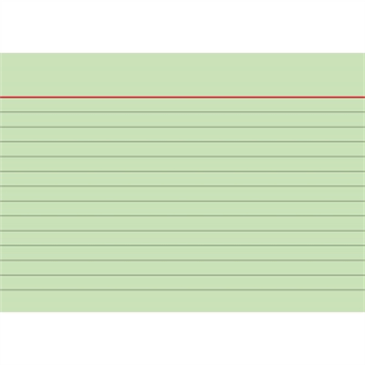 BRUNNEN Karteikarte 102260150 DIN A6 liniert gn 100 St./Pack. BRUNNEN Karteikarte 102260150 DIN A6 liniert gn 100 St./Pack.
