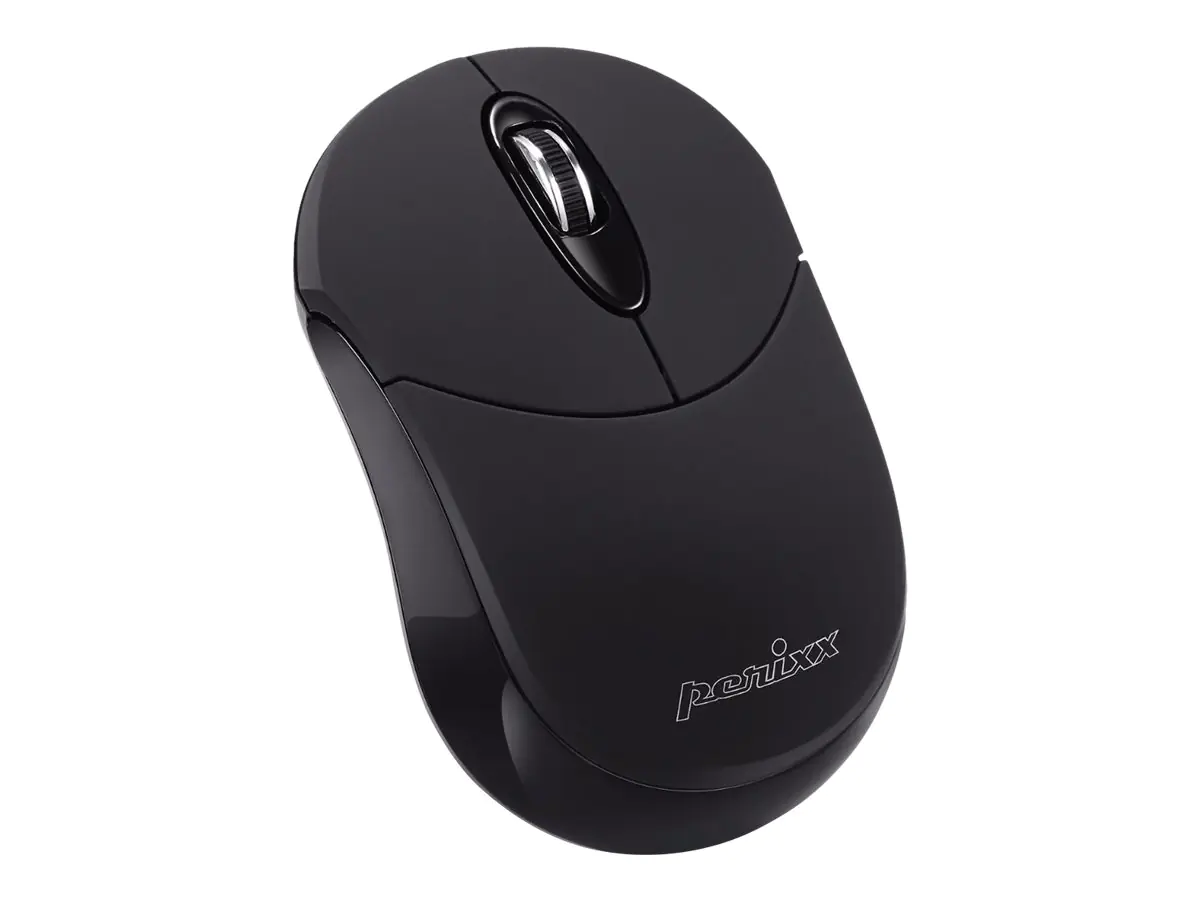 Perixx PERIMICE-802 - Maus - optisch - 3 Tasten - kabellos - Bluetooth 3.0 - Schwarz (matt & glänzend) Perixx PERIMICE-802 - Maus - optisch - 3 Tasten - kabellos - Bluetooth 3.0 - Schwarz (matt & glänzend)