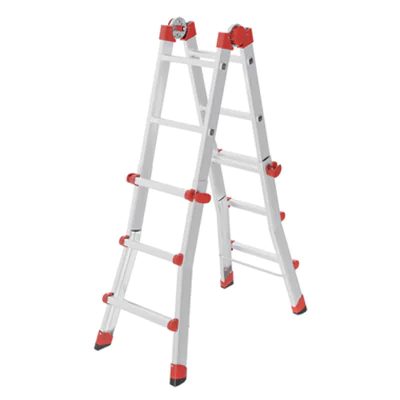 Hailo Multifunktionsleiter M80 3,71m Aluminium silber