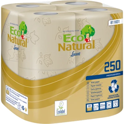 Eco Natural Toilettenpapier 811831 2lagig 250Blatt 64 Rl./Pack. Eco Natural Toilettenpapier 811831 2lagig 250Blatt 64 Rl./Pack.