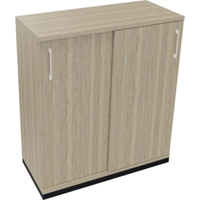Schiebetürenschrank 3OH B1000xT442xH1133mm an/Eiche Natur