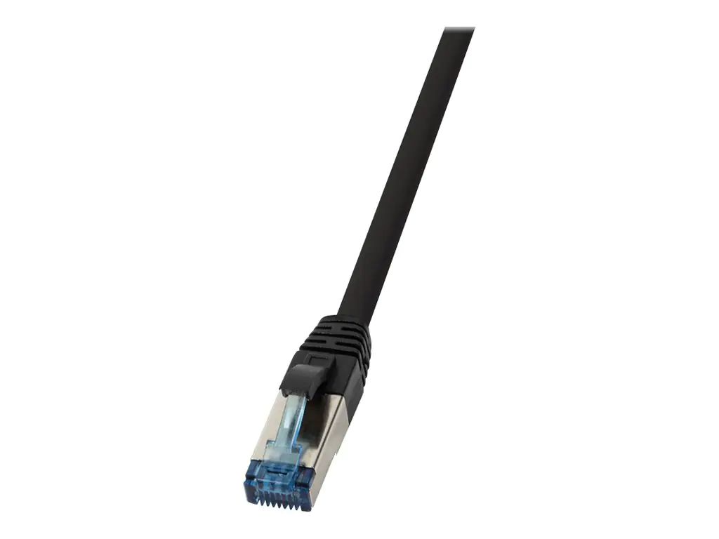 LogiLink 10G - Patch-Kabel - RJ-45 (M) zu RJ-45 (M) - 50 m - SFTP - CAT 6a - im Freien, halogenfrei - Schwarz
