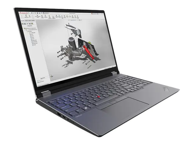 Lenovo ThinkPad P16 Gen 2 21FA - Intel Core i9 13980HX / 2.2 GHz - Win 11 Pro - Arc A30M - 64 GB RAM - 2 TB SSD TCG Opal Encryption 2, NVMe, Performance - 40.6 cm (16") IPS 1920 x 1200 - Wi-Fi 6E - Storm Gray (Oberseite), Villi Black (Unterseite) - kbd: D Lenovo ThinkPad P16 Gen 2 21FA - Intel Core i9 13980HX / 2.2 GHz - Win 11 Pro - Arc A30M - 64 GB RAM - 2 TB SSD TCG Opal Encryption 2, NVMe, Performance - 40.6 cm (16") IPS 1920 x 1200 - Wi-Fi 6E - Storm Gray (Oberseite), Villi Black (Unterseite) - kbd: D