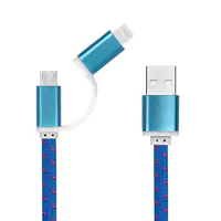 Thumbs Up ! 2in1 USB Ladekabel 20cm Lightning und Micro