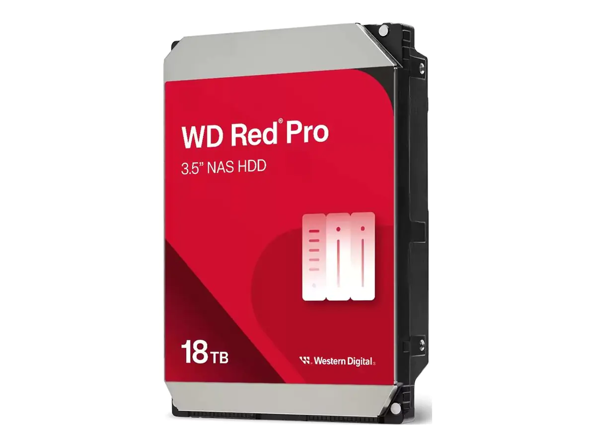 QNAP WD Red Pro WD181KFGX - Festplatte - 18 TB - intern - 3.5" (8.9 cm)