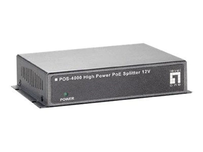 LevelOne POS-4000, IEEE 802.3x, 10/100Base-T, Grau, Leistung, 0 - 50 °C, 5 - 95% 0552016