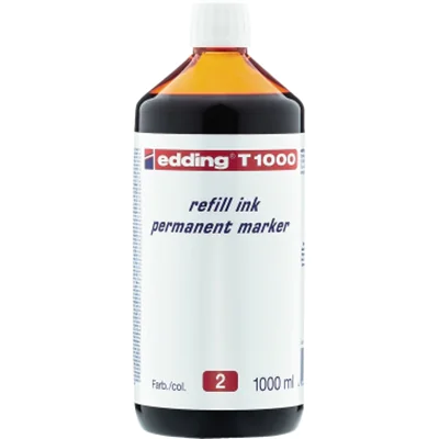 edding Nachfülltusche T1000 4-T1000002 1.000ml rot edding Nachfülltusche T1000 4-T1000002 1.000ml rot