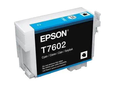 Epson T7602 - 26 ml - Cyan - Original - Blisterverpackung - Tintenpatrone - für SureColor P600, SC-P600